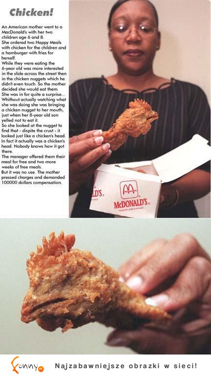 Zobacz co znalazła w jedzeniu z McDonalda! Ohyda! Jak oni mogą to sprzedawać?