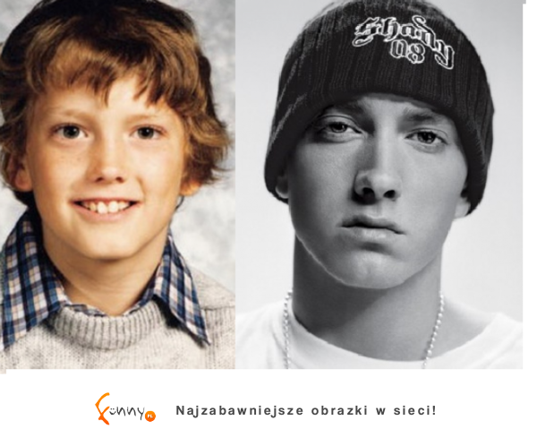 Zobacz jak kiedyś WYGLĄDAŁ Eminem- Niepublikowane zdjęcie :)