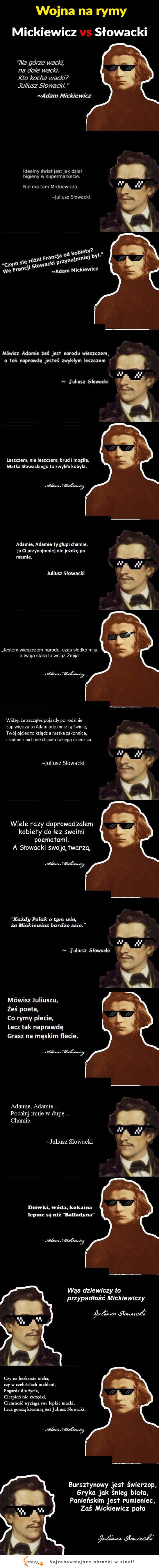 Wojna na riposty! Mickiewicz vs Słowacki! HAHAHA