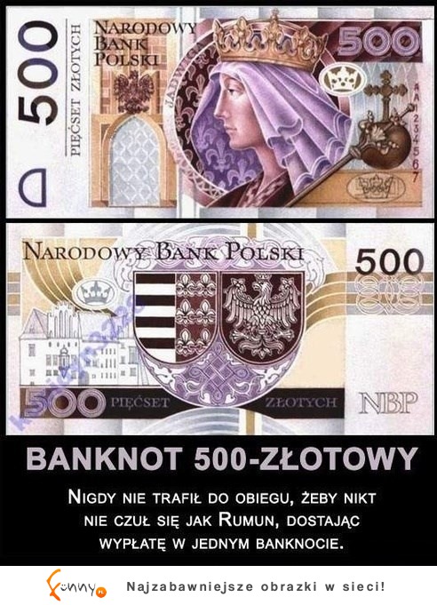 Dlaczego w Polsce nie ma banknotów 500zł Żeby nikt nie poczuł ... Smutna prawda!