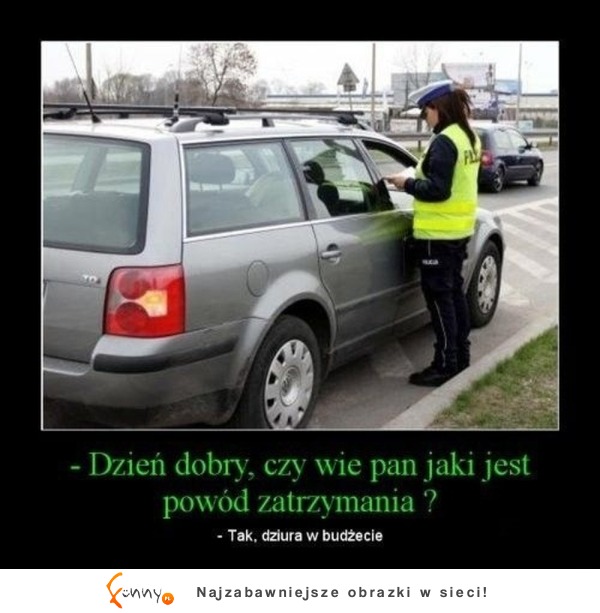 Jaki jest powód zatrzymania przez policję? Tak to jest w Polsce...