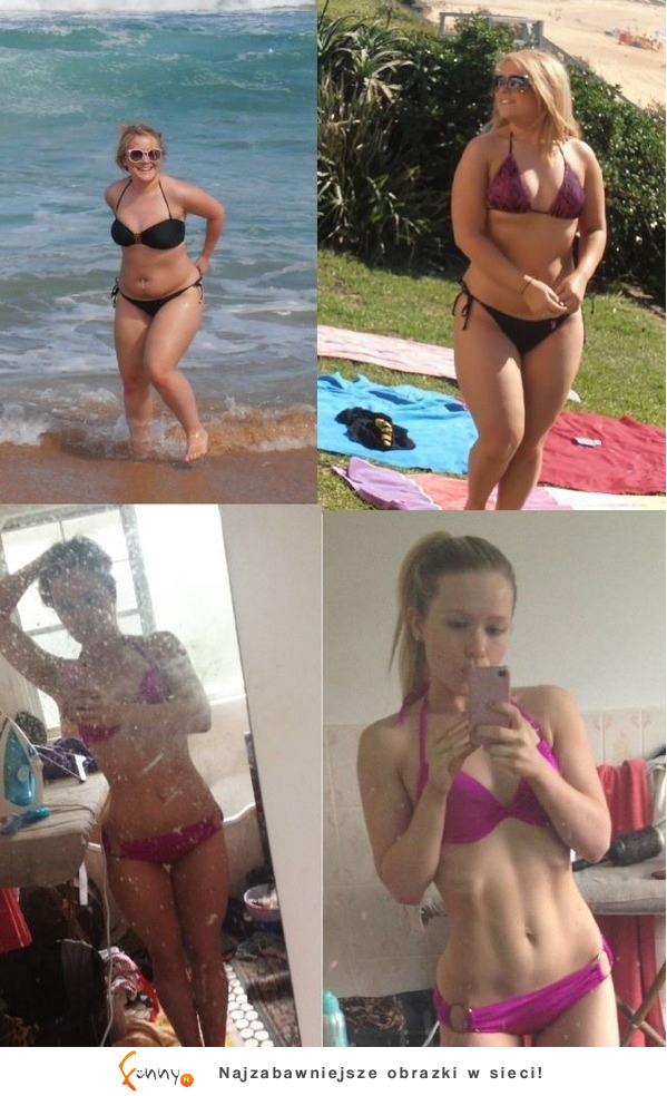 Straciła 35 (!) kilo w 10 miesięcy! zobacz zdjęcia przed i po! :D