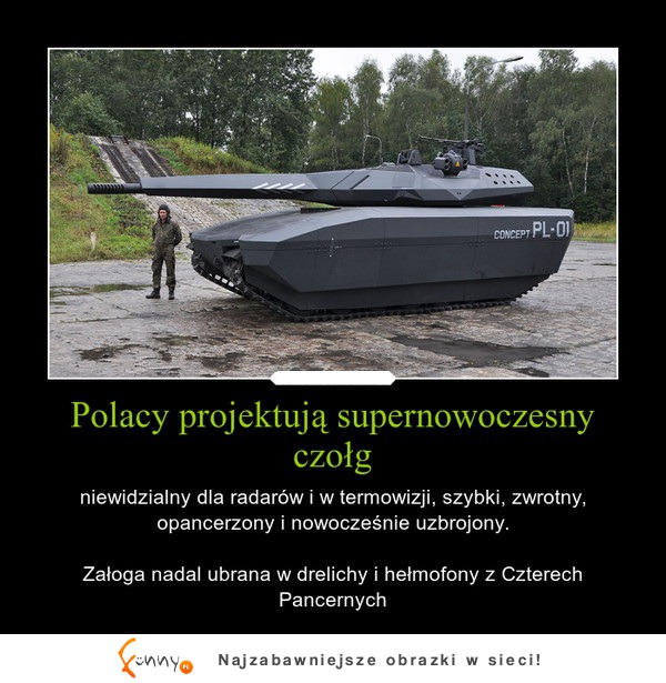 Polacy projektują supernowoczesny czołg! Widzieliście tego potwora? :)