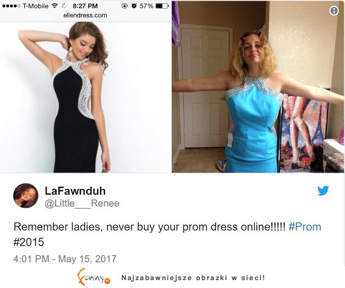 Zobacz, dlaczego nie powinnaś kupić sukienki na Sylwestra przez internet.