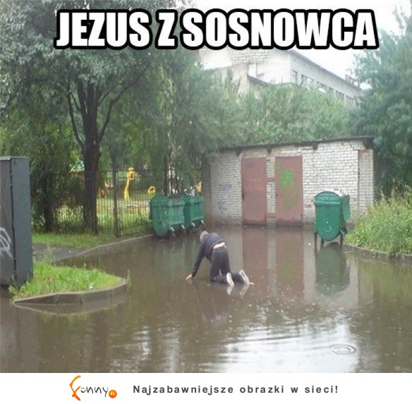 Jezus tym razem widziany w Sosnowcu! ZOBACZ ZDJĘCIA XD