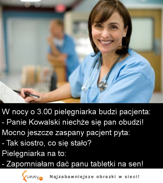Troskliwa pielęgniarka ;)
