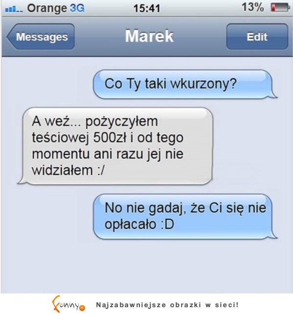 Marek i jego problemy z teściową! :D