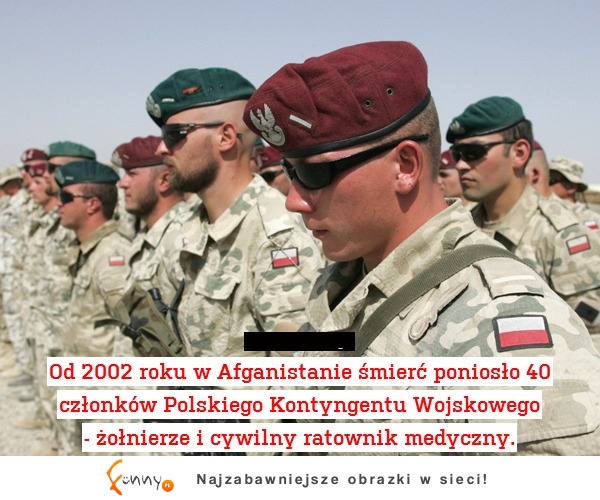 Ilu Polaków zginęło w Afganistanie od 2012 roku?