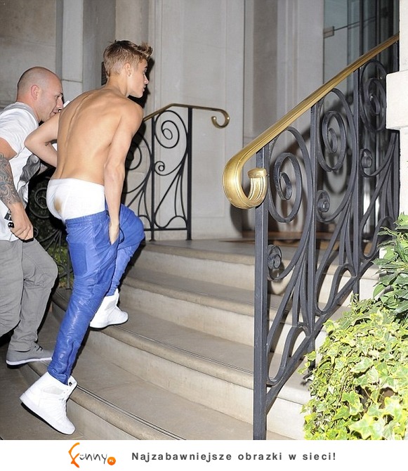 Wpadka Biebera! Przyłapany z brudnymi majtkami Co się stało? :D
