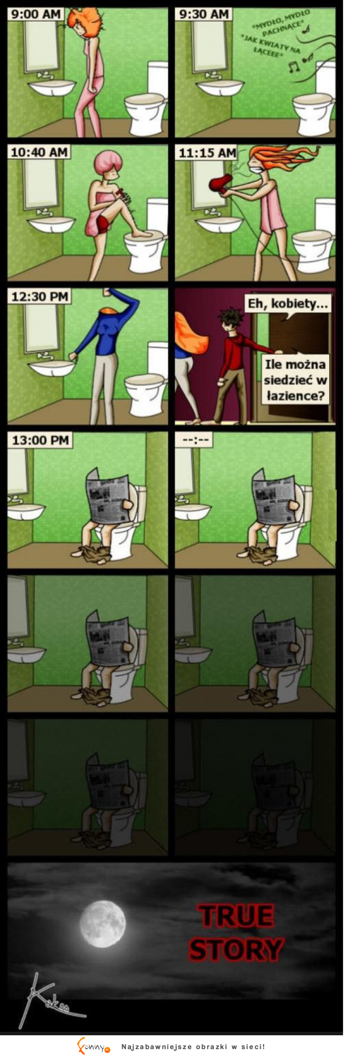 Siedzenie w toalecie - KOBIETY vs. MĘŻCZYŹNI :)