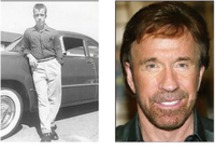 Tak wyglądał Chuck Norris kiedy miał 18 lat! Cwaniaczek :D
