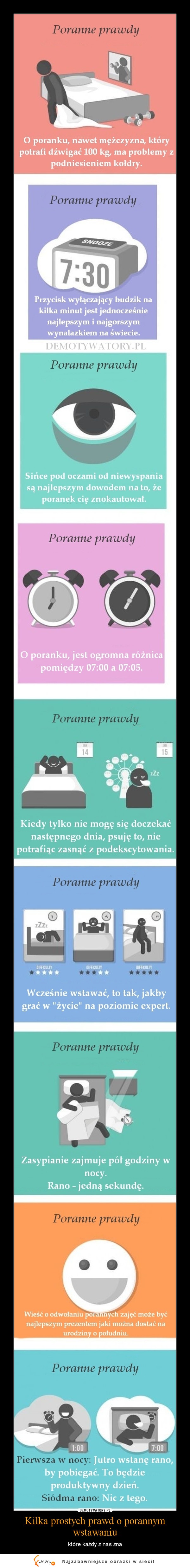 9 PORANNYCH PRAWD! Któż z nas nie doświadczył choć jednej z nich?