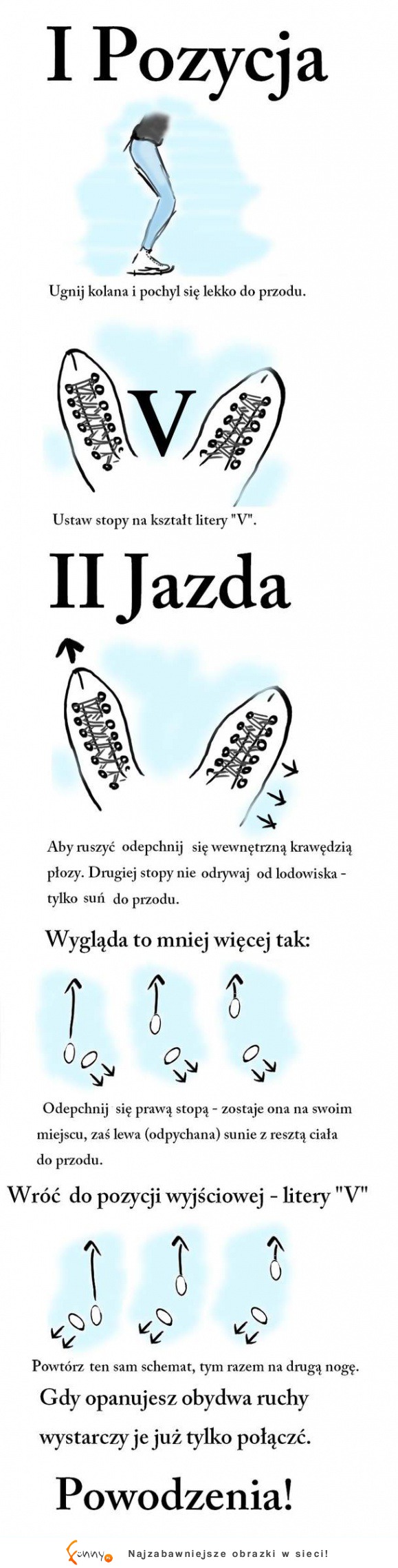 Jak jeździć na łyżwach? Warto zobaczyć przed wypadem :)