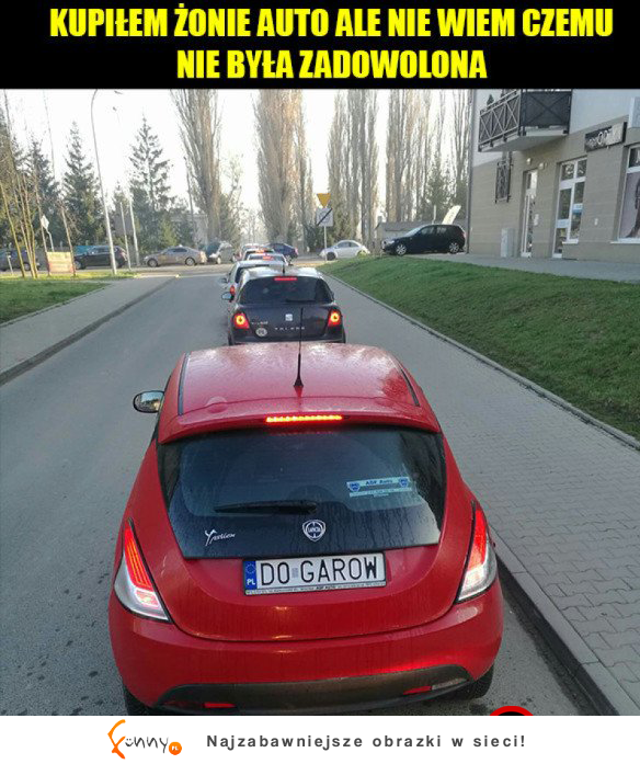 kupiłem żonie auto