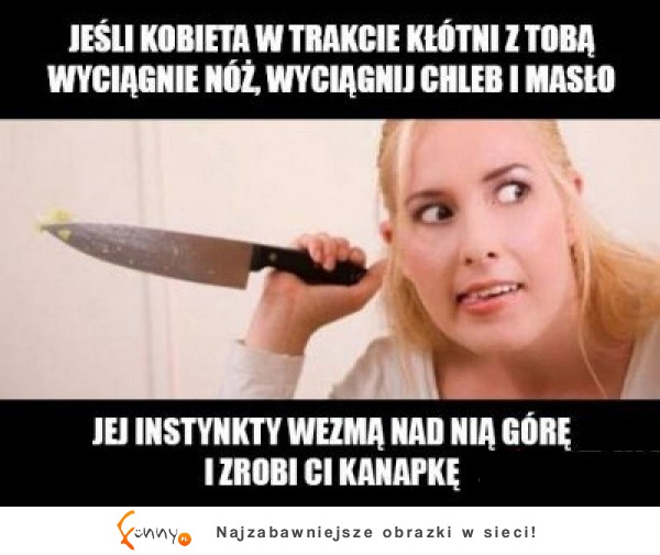 Oby tak zareagowała! haha :D