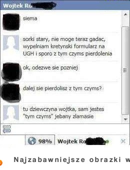 TOP 10 najlepszych rozmów na fejsie! Ostatnia RZĄDZI - co za koleś ;D