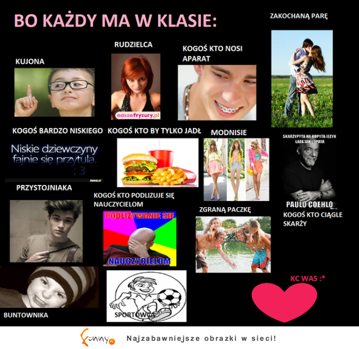 Drodzy Uczniowie! U Was w klasie też się znajdą takie osoby? :D