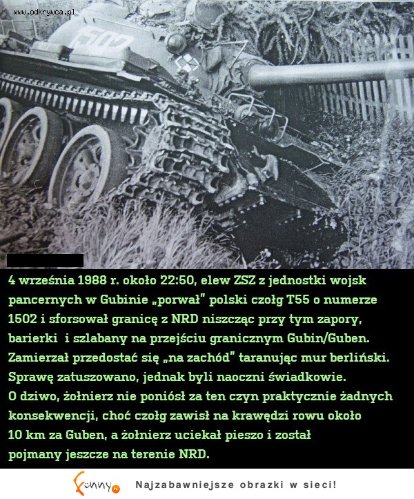 Słyszeliście o porwaniu polskiego czołgu? :O