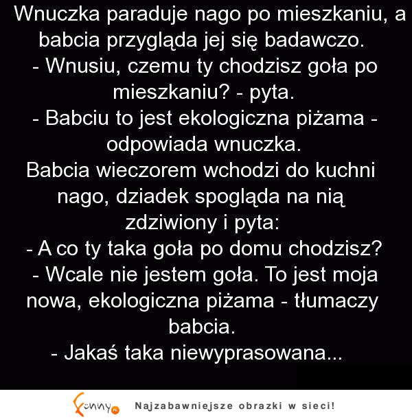 Babcia wzięła przykład z wnuczki, a dziadek na to... HAHA DOBRE!