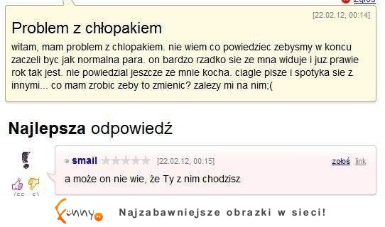 problem z chłopakiem