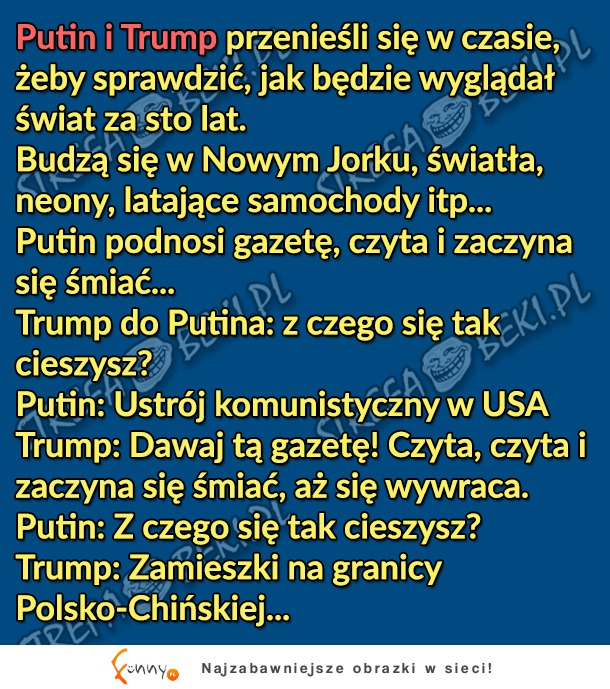 Putin i Trump bardzo się zdziwili tego co zobaczyli!