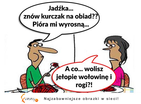 Mąż narzeka na obiad... Żona go zgasiła! HAHA