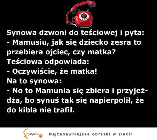 Matka zawsze będzie bronić syna ;) Tym razem jej nie wyszło haha!