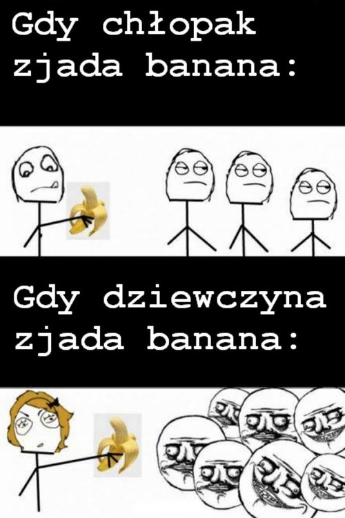 Jedzenie banana...