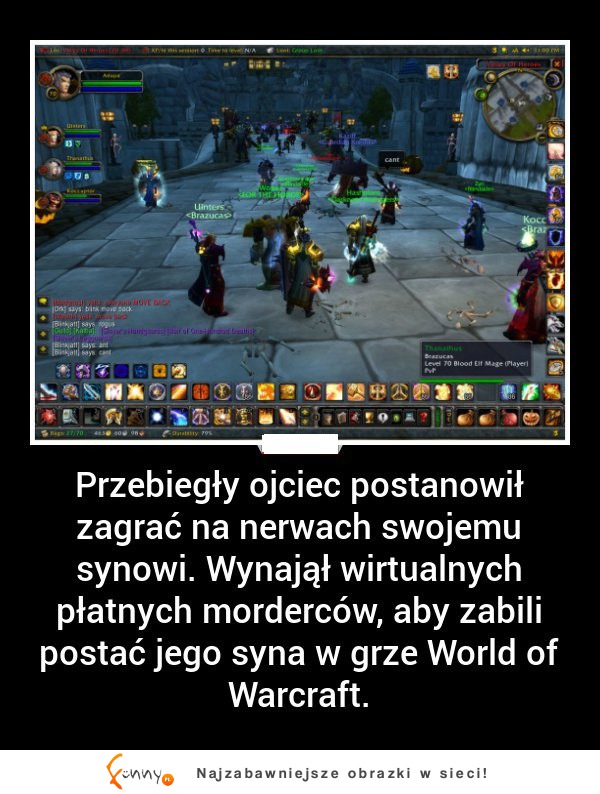 Przybiegły ojciec załatwił gracza :D