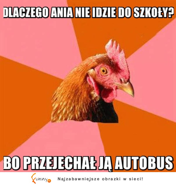 Dlaczego ANIA nie idzie do szkoły? :D