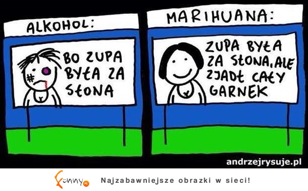 Alkohol vs marihuana