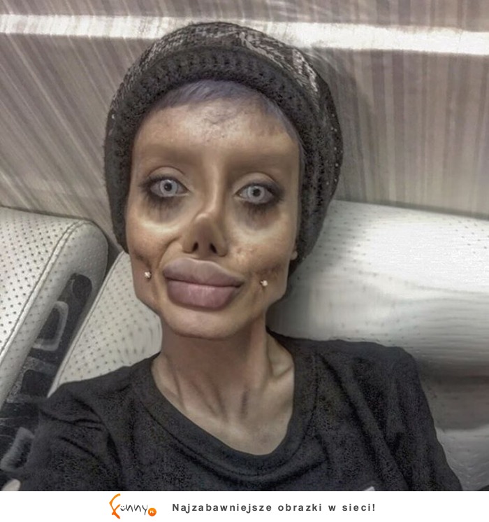 Poznajcie Sahar Tabar, która chciała wyglądać jak Angelina Jolie