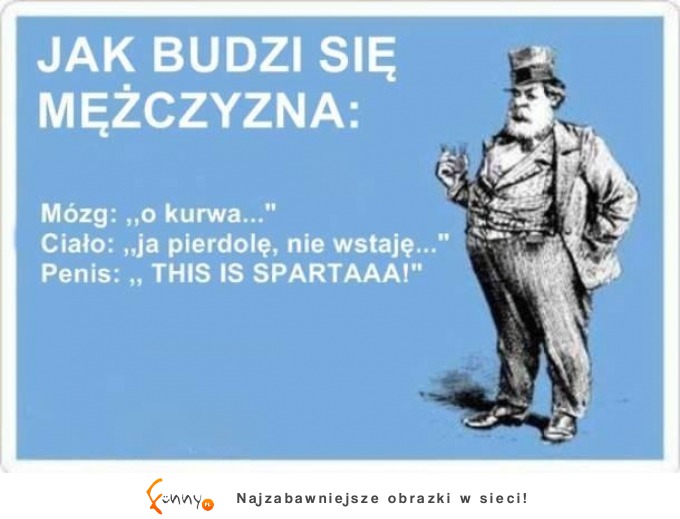 Jak budzi się mężczyzna