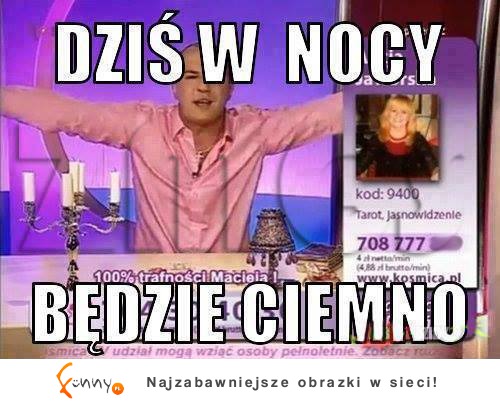 Będzie ciemno