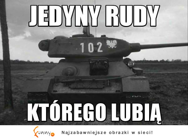 Jedyny rudy :)