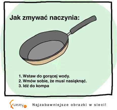 Jak zmywać naczynia