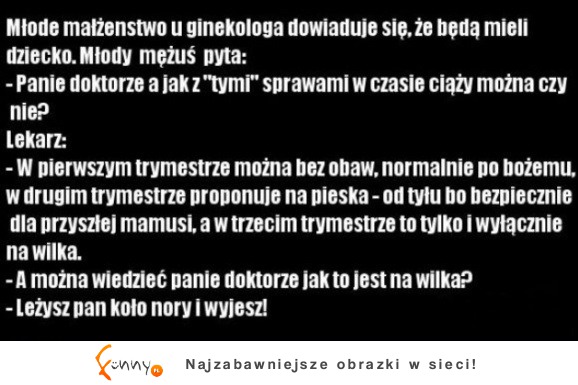 Młode małżeństwo i pozycja na wilka :D