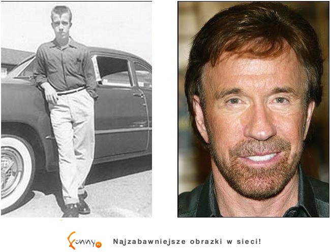 Tak wyglądał Chuck Norris kiedy miał 18 lat! Cwaniaczek :)