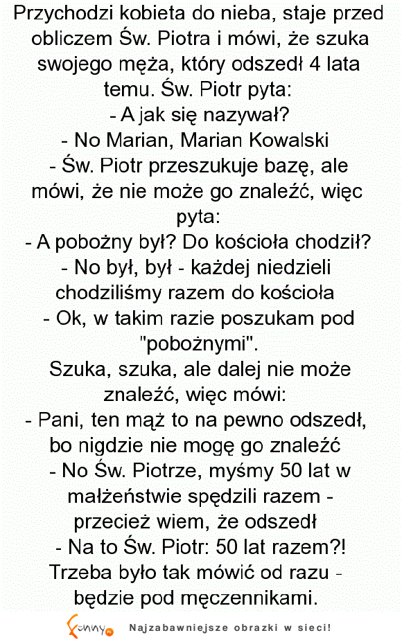 Nie mogli znaleźć biedaka, ale wystarczyło jedno zdanie żony! :D