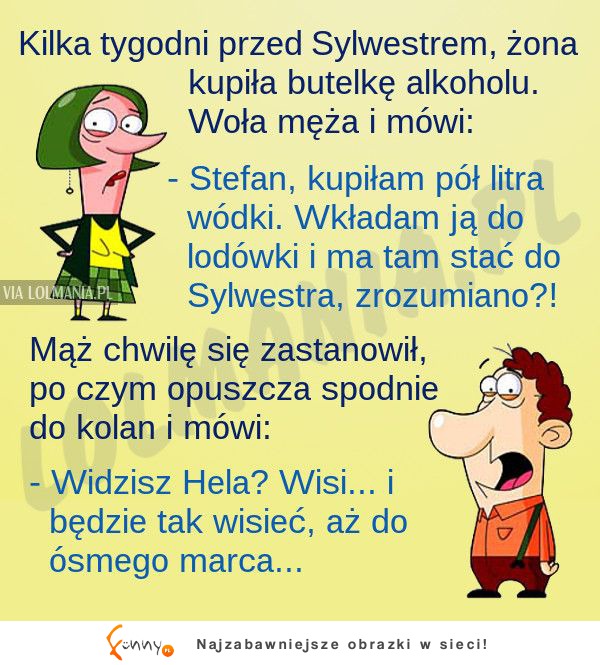 Żona szantażuje męża. Zobacz co on na to ;)