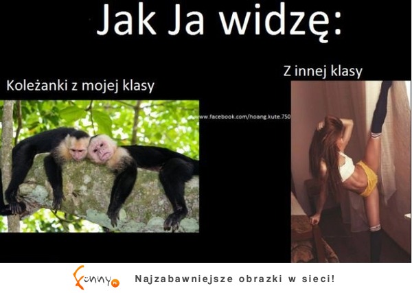 Jak ja widzę koleżanki z mojej klasy a jak dziewczyny z innych klas! :D