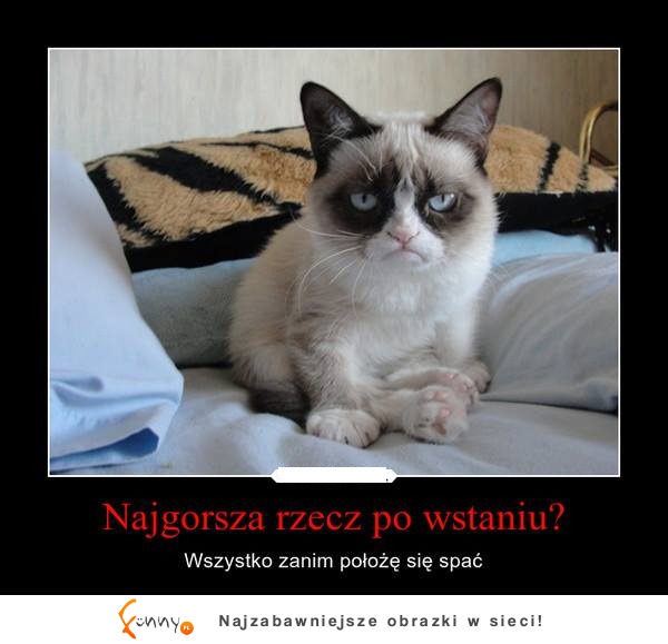 Najgorsza rzecz po wstaniu