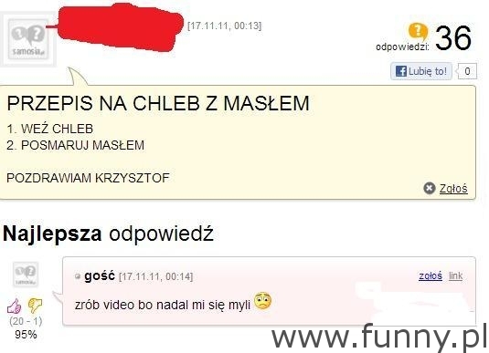 przepis na chleb