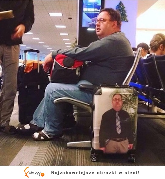 Nikt nie ma wątpliwości, że to jego walizka...