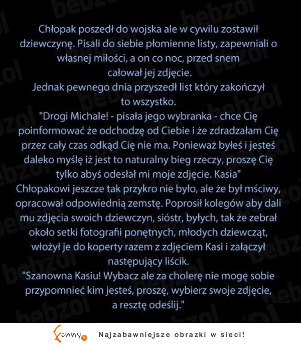 Chłopak poszedł do wojska ale w cywilu zostawił dziewczynę! ZOBACZ jakie listy do siebie pisali! :D