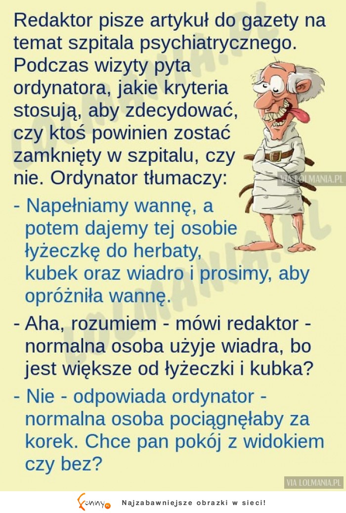 Redaktor pisze artykuł o psychiatryku! ZOBACZ co sie okazało! PORAŻKA!