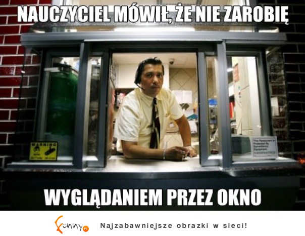 Nauczyciel mówił