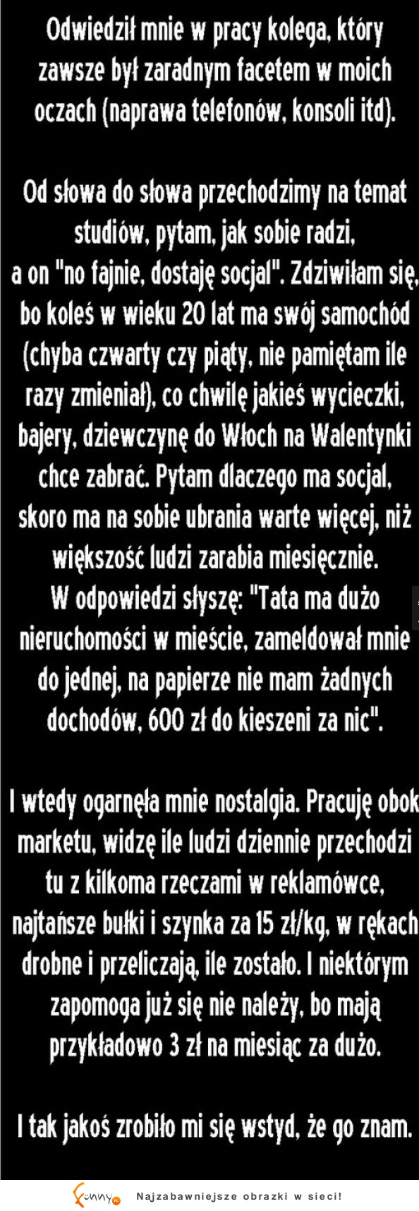 Czy tacy ludzie mają sumienie? Co o tyn myślisz?