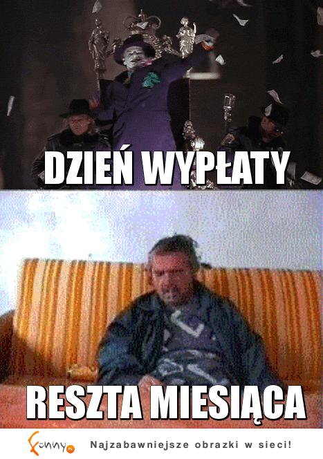 Dzień WYPŁATY vs RESZTA MIESIĄCA! DOBRE :D