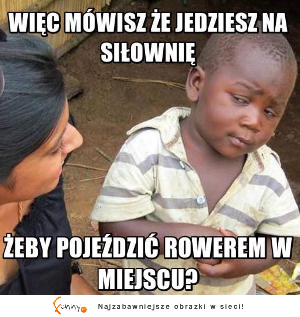 Rowerek na siłowni